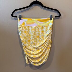 Free People Floral Mini Skirt